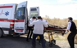 تصادف مینیبوس و سواری در جاده مشهد - سرخس | ۲ کشته و ۱۶ مصدوم تصادف مینیبوس و سواری در جاده مشهد - سرخس,حوادث مشهد