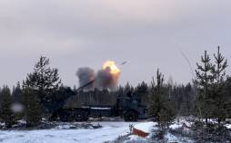 رزمایش فنلاند,رزمایش توپخانه‌ای فنلاند در ۱۰۰ کیلومتری مرز روسیه