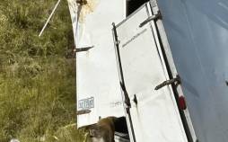 واژگونی کامیون حامل میمونهای مبتلا به ویروسهای خطرناک در آمریکا واژگونی کامیون حامل میمونهای مبتلا به ویروسهای خطرناک در آمریکا,میمون های حاوی ویروس