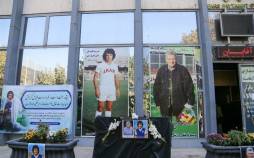 تصاویر مراسم تشییع پیکر اکبر کارگرجم,تصاویر مراسم تشییع جنازه اکبر کارگرجم,عکس های ورزشکاران در مراسم تشییع پیکر اکبر کارگرجم