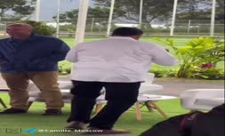 فیلم | مادورو رقص معروف ترامپ را تقلید کرد