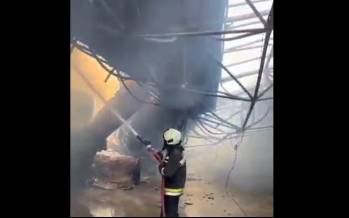 آتش سوزی در مورچه خورت,حریق گسترده در کارخانه کارتن‌سازی مورچه‌خورت