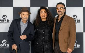 گلشیفته فراهانی و علی نصریان,مراسم فرش قرمز فیلم آه، چه روزهای خوشی بود