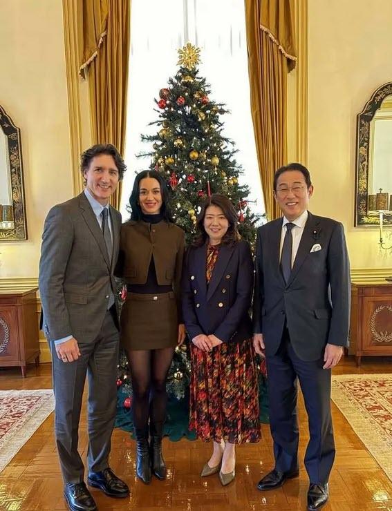 کتی پری خواننده و جاستین ترودو,عکس کتی پری خواننده و جاستین ترودو