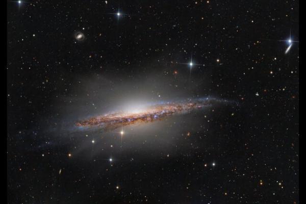 کهکشان مارپیچی,عکس روز ناسا از یک کهکشان مارپیچی