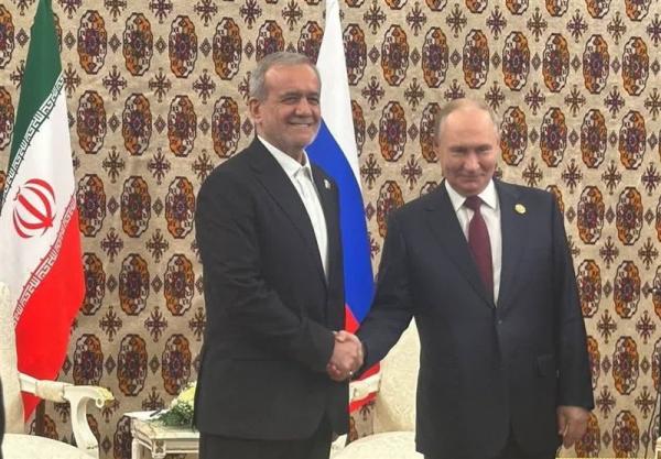 پزشکیان و پوتین,رئیس جمهور ایران و روسیه