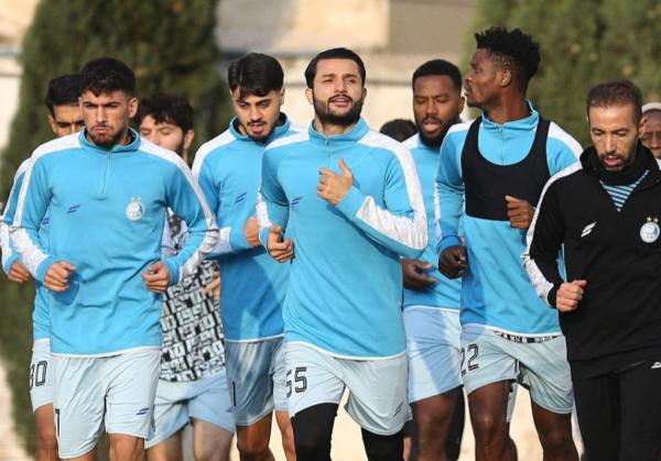 تیم استقلال تیم استقلال,تمرینات تیم استقلال در مجموعه آزادی