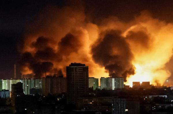 جنگ اوکراین,حملات گسترده پهپادی روسیه به اوکراین