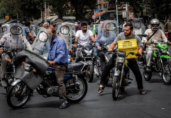 موتورسیکلت,فرسودگی 90 درصد موتورسیکلت‌ها در تهران
