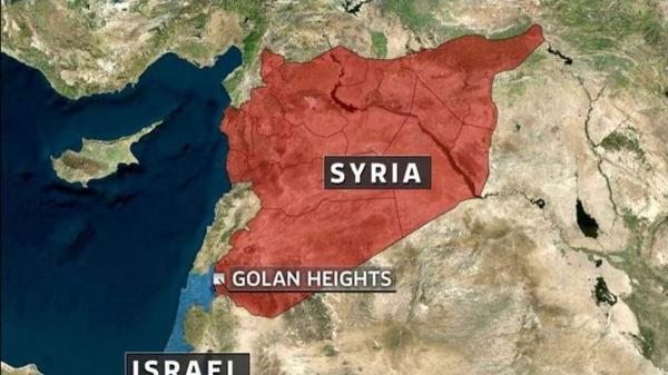 سوریه,انتشار نقشه ای بدون بلندی های جولان توسط وزارت خارجه سوریه