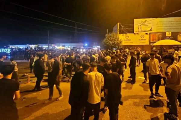 اعتراضات عراق,درگیری‌های مسلحانه در اربیل عراق