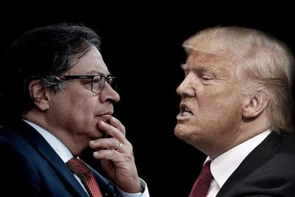 ترامپ,ترامپ و رئیس جمهور کلمبیا
