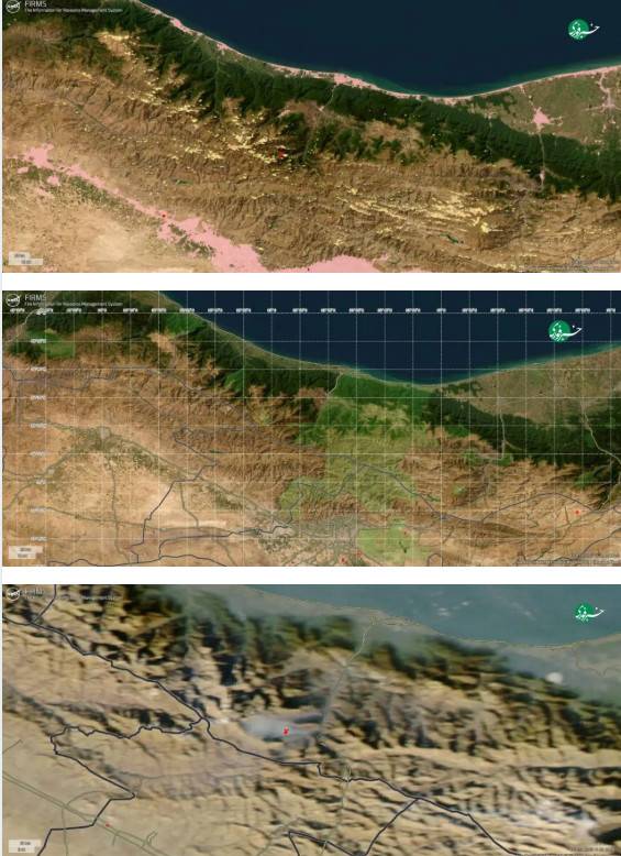 جنگل های هیرکانیعآتش سوزی جنگل ها در شمال ایران