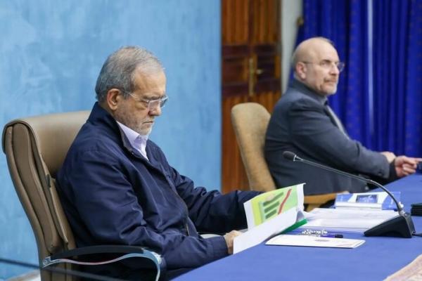 قالیباف و پزشکیان,رئیس جمهور و رئیس مجلس