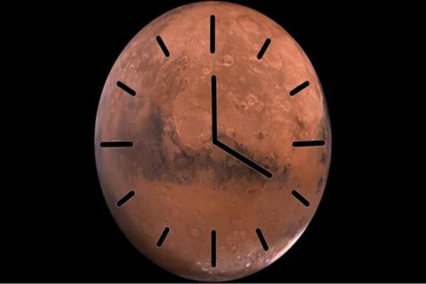 مریخ,زمان در مریخ
