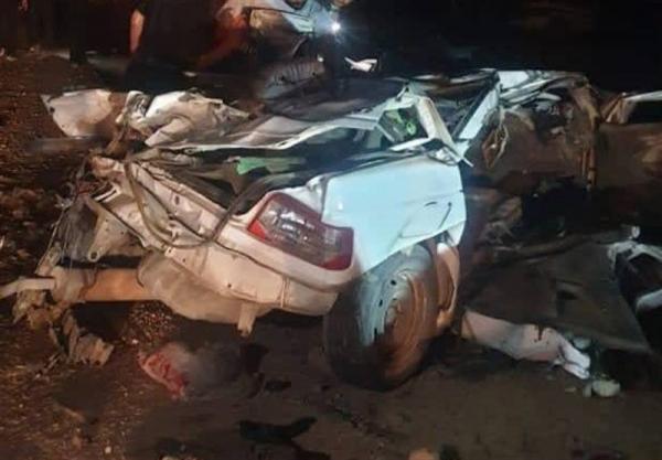 حوادث بوشهر,واژگونی خودرو سواری پژو در محور جاده‌ای بوشهر