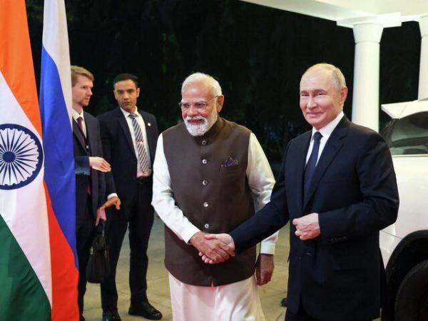 پوتین و مودی,رئیس جمهور روسیه و نخست وزیر هند