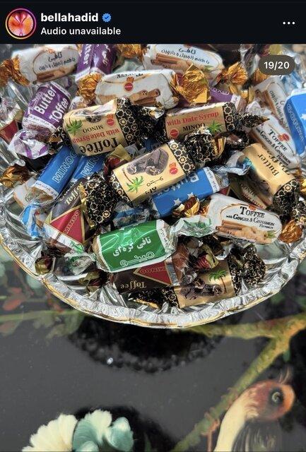 بلا حدید,حضور گلاب و فرش ایرانی در خانه مدل مشهور