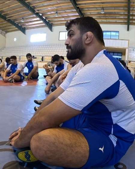 حسن یزدانی حسن یزدانی,تمرین تیم کشتی استقلال