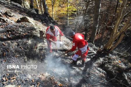آتش‌سوزی‌های گسترده در جنگل‌ها,جنگل‌های شهرستان گالیکش