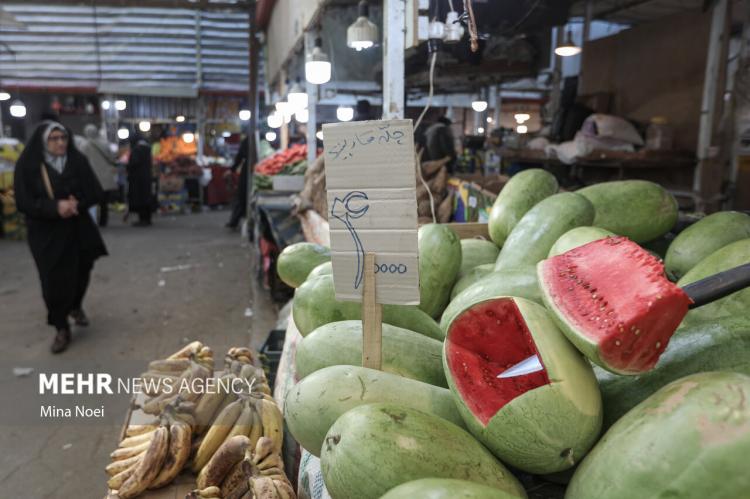 تصاویر خلوتی بازار تبریز در شب یلدا,عکس های خلوت بودن بازار تبریز در شب یلدا,تصاویر بازار تبریز در شب یلدا 1404