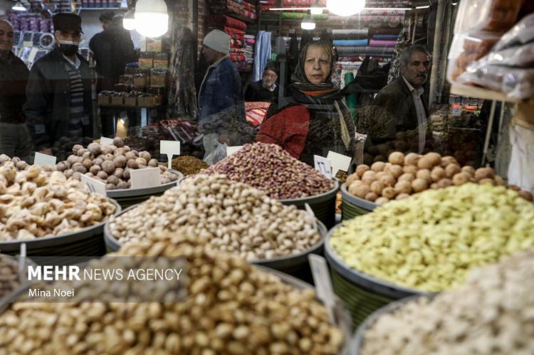 تصاویر خلوتی بازار تبریز در شب یلدا,عکس های خلوت بودن بازار تبریز در شب یلدا,تصاویر بازار تبریز در شب یلدا 1404