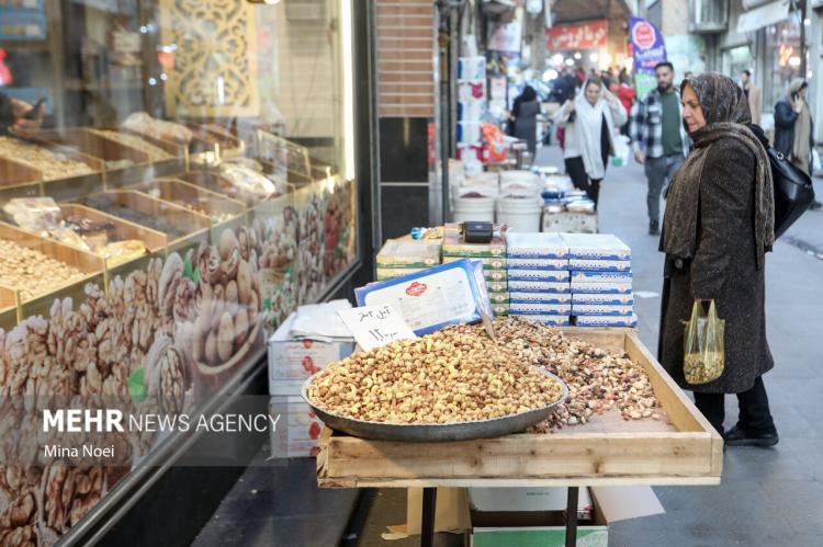 تصاویر خلوتی بازار تبریز در شب یلدا,عکس های خلوت بودن بازار تبریز در شب یلدا,تصاویر بازار تبریز در شب یلدا 1404