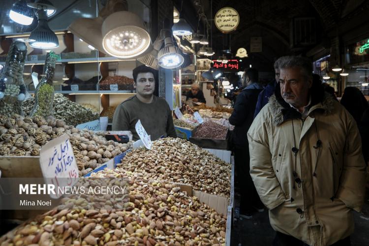 تصاویر خلوتی بازار تبریز در شب یلدا,عکس های خلوت بودن بازار تبریز در شب یلدا,تصاویر بازار تبریز در شب یلدا 1404
