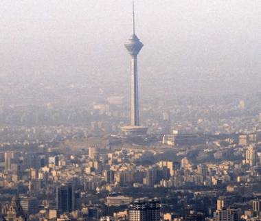 تهران با شاخص آلودگی,الودگی تهران