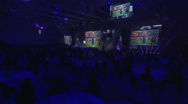 تصاویر مراسم The Best 2025 فیفا تصاویر مراسم The Best 2025 فیفا,عکس های دمبله در مراسم The Best 2025 فیفا,تصاویر بازیکنان در مراسم The Best 2025 فیفا