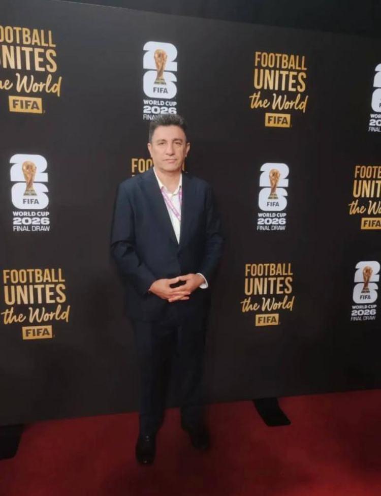 تصاویر قرعه کشی جام جهانی 2026,عکس های فرش قرمز قرعه کشی جام جهانی 2026,تصاویر قلعه نویی در قرعه کشی جام جهانی 2026