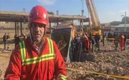 سانحه سقوط کامیون در گودال | دو کارگر فوت شدند سقوط کامیون در گودال,کشته شدگان سقوط کامیون در گودال