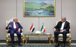 دیدار روسای جمهور ایران و عراق | عبداللطیف رشید: امنیت ما با امنیت ایران گره خورده است پزشکیان و عبداللطیف رشید,رئیس جمهور ایران و عراق