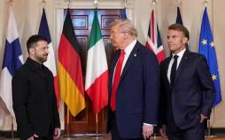 پیشنهاد اجرای تدریجی تضمینهای امنیتی به اوکراین توسط آمریکا زلنسکی و ترامپ,رئیس جمهور اوکراین و آمریکا