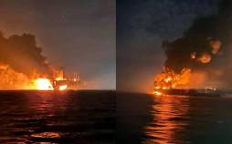 حمله مجدد به یک نفتکش روسی در دریای سیاه | اوکراین مسئولیت حمله را برعهده گرفت دریای سیاه,حمله مجدد به یک نفتکش روسی در دریای سیاه