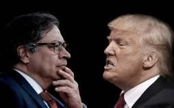 ترامپ,ترامپ و رئیس جمهور کلمبیا