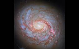 کهکشان مارپیچی,عکس روز ناسا از یک کهکشان مارپیچی با مرکز فعال