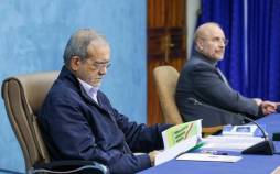 قالیباف و پزشکیان,رئیس جمهور و رئیس مجلس