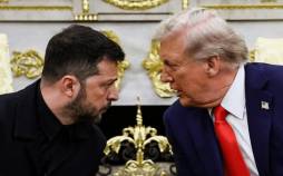 پسر ترامپ: ممکن است پدرم از اوکراین دست بکشد زلنسکی و ترامپ,رئیس جمهور اوکراین و آمریکا