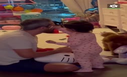 فیلم | بازی سعید معروف با دختر سردار آزمون