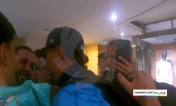 فیلم | حمله با مشت و لگد به رامین رضاییان در اراک