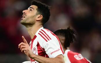 مهدی طارمی,برد المپیاکوس در قزاقستان با پاس گل طارمی