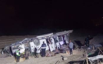 واژگونی اتوبوس در اصفهان,واژگونی یک دستگاه اتوبوس در محور یاسوج به اصفهان