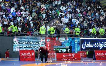 درگیری در دیدار کشتی استقلال و بانک شهر,لیگ کشتی آزاد