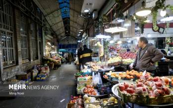 تصاویر خلوتی بازار تبریز در شب یلدا,عکس های خلوت بودن بازار تبریز در شب یلدا,تصاویر بازار تبریز در شب یلدا 1404