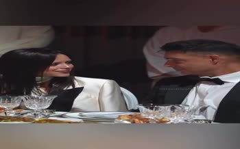 فیلم | پیمان معادی و ستارگان هالیوود در ضیافت شام برادر پادشاه مراکش