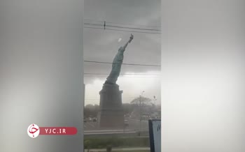 فیلم | سقوط ماکت مجسه آزادی در برزیل بر اثر طوفان فیلم | سقوط ماکت مجسه آزادی در برزیل بر اثر طوفان