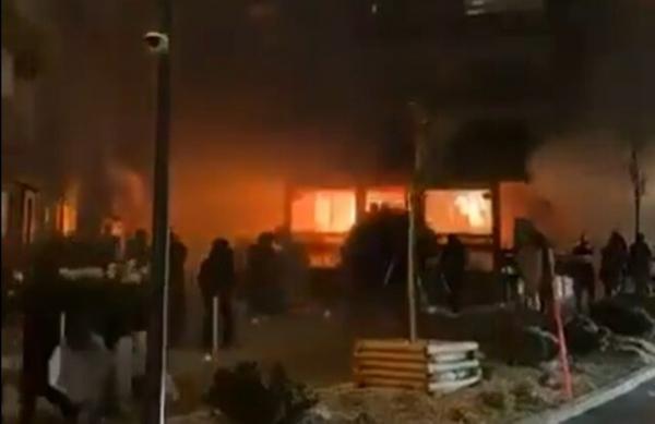 حوادث سوئیس,آتش سوزی در یک پیست اسکی در سوئیس