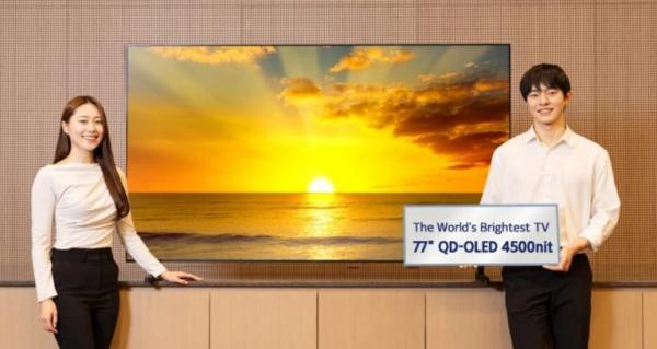 تلویزیون سامسونگ,روشن‌ترین تلویزیون QD-OLED جهان