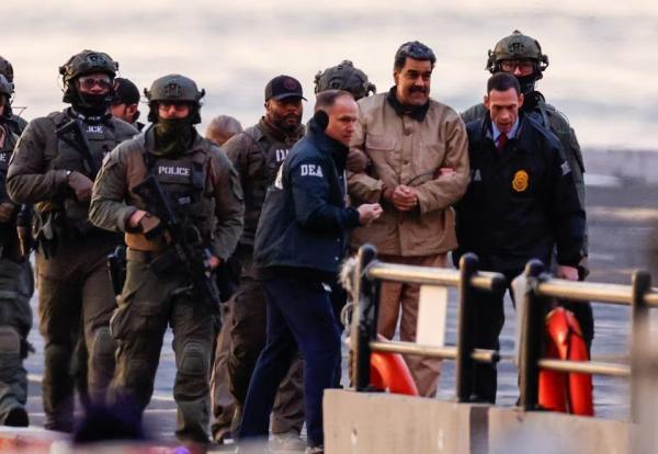 مادورو,انتقال مادورو همسرش به دادگاه نیویورک